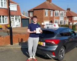 Congratulations to Liam Torpey, passed his test 1st time, with his instructor, Graham Spensley at Sunderland today, making it look easy.
Keep up the great driving, Stay Safe. Congratulations to Liam Torpey, passed his test 1st time, with his instructor, Graham Spensley at Sunderland today, making it look easy. Keep up the great driving, Stay Safe.