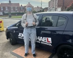 SMASHED IT ππ»ππ»ππ» Great driving from Rachel Jones today! She put her nerves to one side and passed her driving test with only 3 minors. Great job π π SMASHED IT ππ»ππ»ππ» Great driving from Rachel Jones today! She put her nerves to one side and passed her driving test with only 3 minors. Great job π π