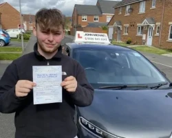 π₯π₯π₯A fantastic drive for Ryan McInerney who passed his driving test today with a clean sheet, no driving faults! Ryan passed with our instructor Gavin Hudd.
